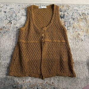 Zara Crochet Vest
